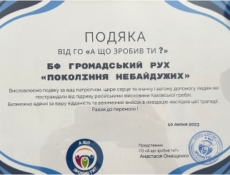 Подяка